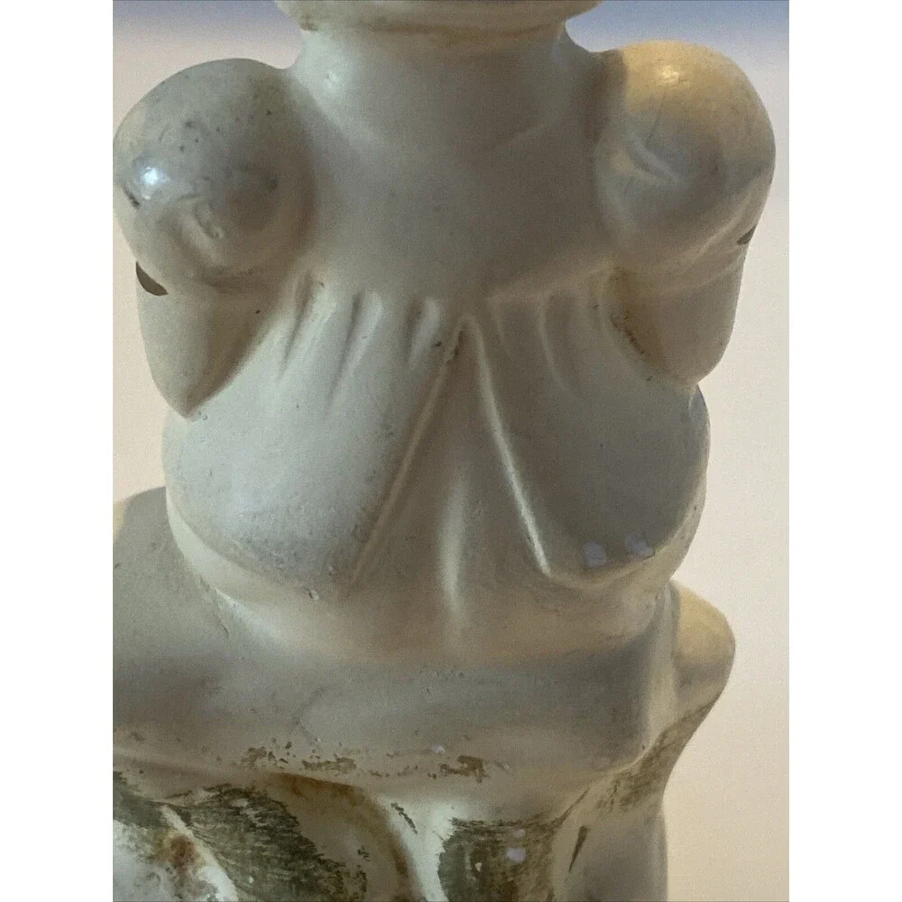 Vintage Chalkware Figurine Girl Reading Sitting on Bench Coventry Ware 3187
